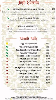 The Bombay Curry menu 7