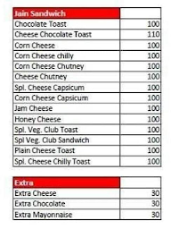 9 Flavours Cafe menu 5