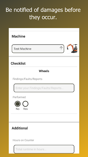 Machine Maintenance Log