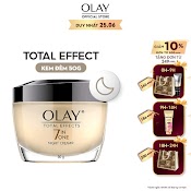 Kem Dưỡng Ban Đêm Phục Hồi & Ngăn Ngừa 7 Dấu Hiệu Lão Hóa Olay Total Effects 50G