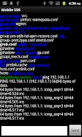 Mobile SSH (Secure Shell) Screenshot