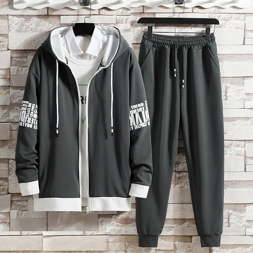Title 2, Mens Sweater Suit Korean Version Trend Loose C...
