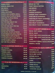 Hotel Manik Moti menu 4