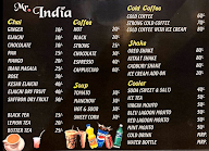 Mr.India Cafe menu 1