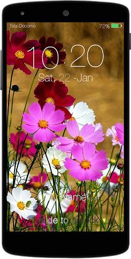 Flower Pincode LockScreen