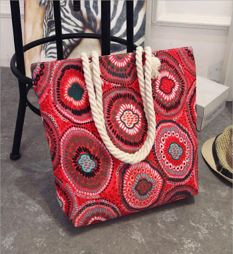 Title 5, Canvas Graffiti Shoulder Bag Beach Bolsa Femini...