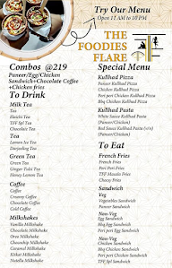 The Foodies Flare menu 1