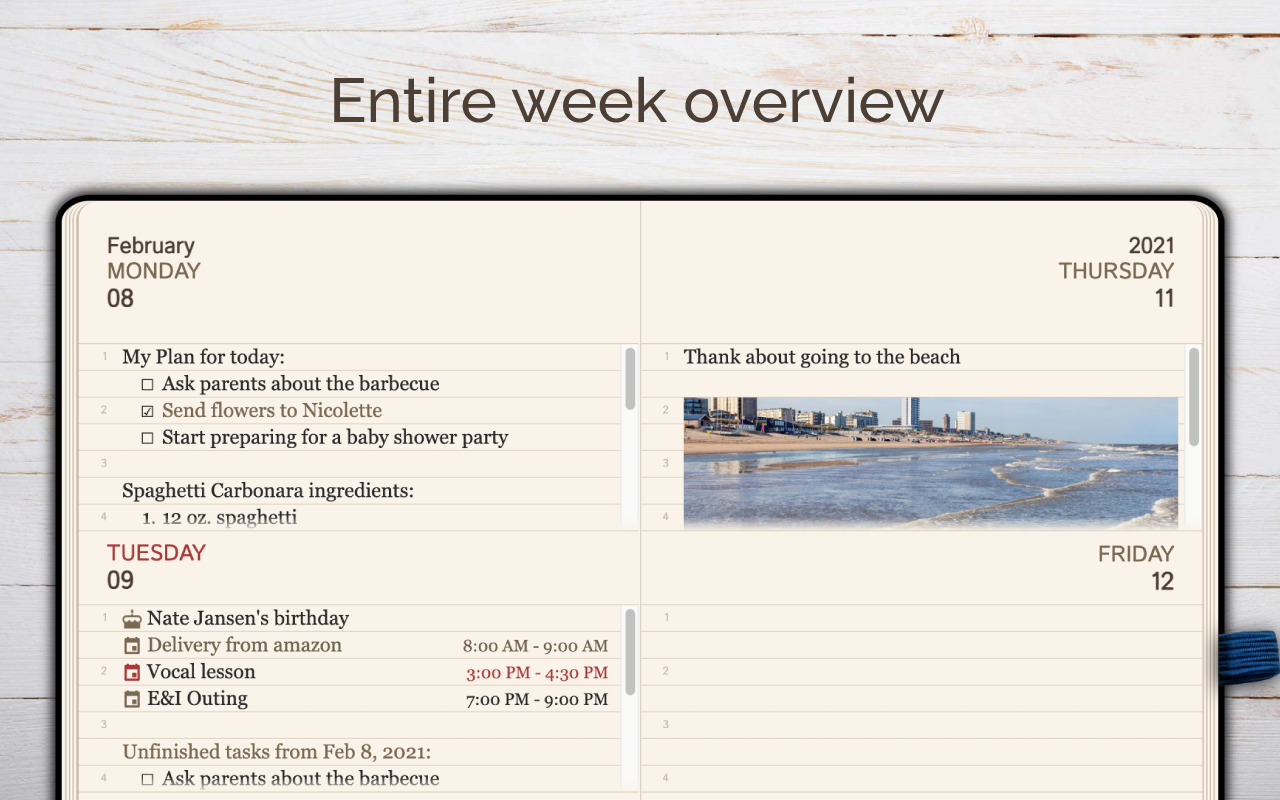 GoodPlan - daily notes as NEW TAB page Preview image 10