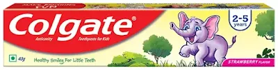 Colgate Strawberry Anticavity Toothpaste For Kids - 2