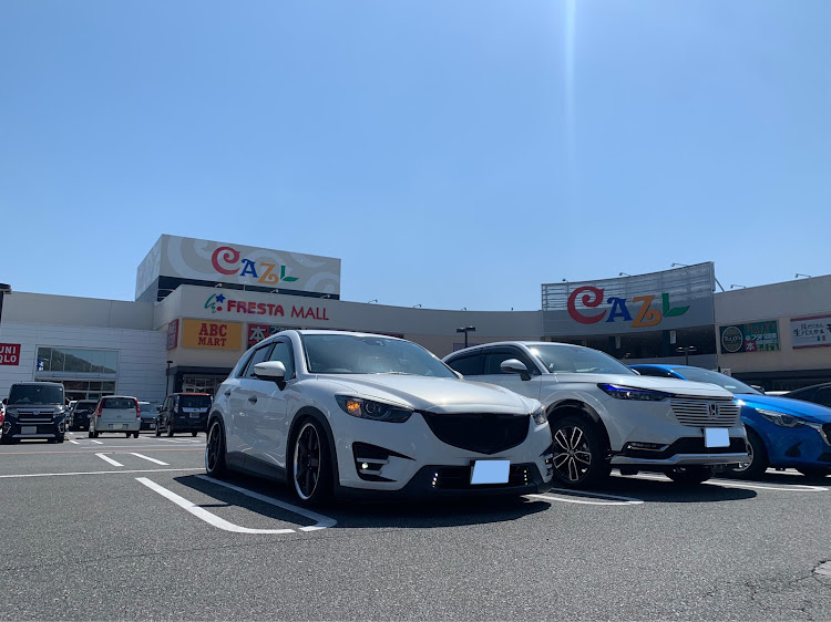 CX-5の親友とコラボ・新型ヴェゼル・純ベタ・workwheels・CX-5に関するカスタム事例の投稿画像2枚目