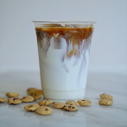 Iced Cookie Monster Latte