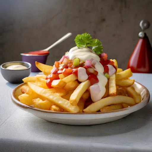 Salsa Cheese Fries