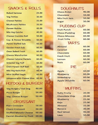 Royale Bakers menu 1