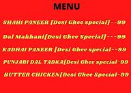 Shudh Desi Ghee Dhaba menu 1