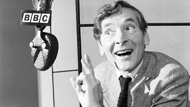 Kenneth Williams holds forth as only he could during a BBC radio programme.