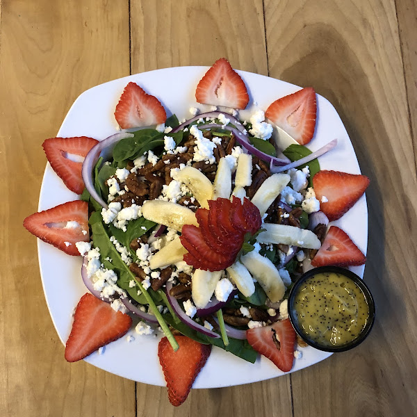 Strawberry banana salad!