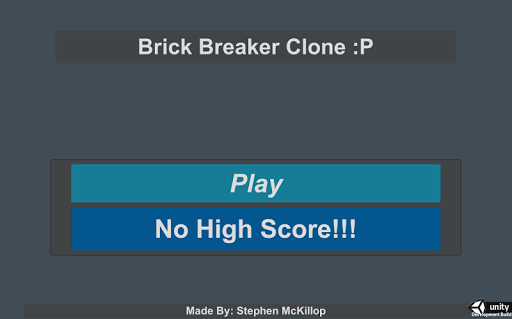 Brick Breaker Clone :P