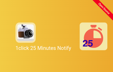 1click 25 minutes notification Preview image 0