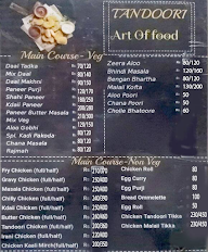 Tandoori - Art Of Food menu 1