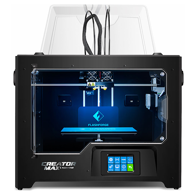 FlashForge Creator MAX 2 Independent Dual Extrusion 3D Printer - Matte  Black