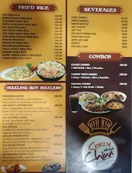 Crazy About China menu 1