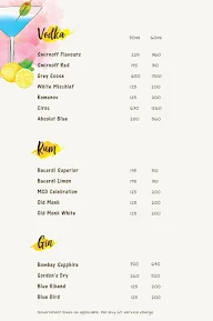 The Yellow Chilli menu 6