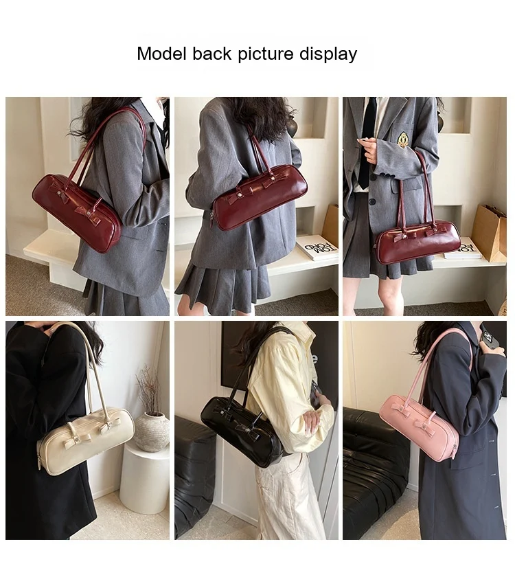 Sac bandoulière portable sous le bras, design minoritaire tendance High Sense, alliant style et praticité pour une utilisation quotidienne.