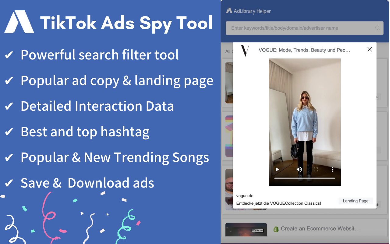 Ad Library - TikTok Ads Spy Tool Preview image 2