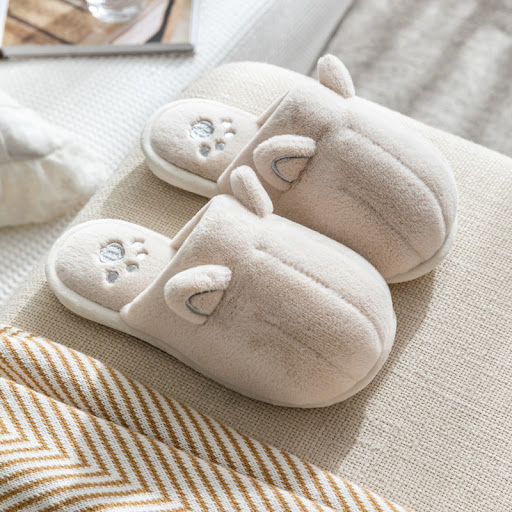Title 2, Home childrens cute warm couple plush slippers...