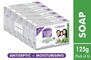 Boroplus Antiseptic + Moisturizing Neem, Tulsi & Aloe Vera Soap - 3*75 gm