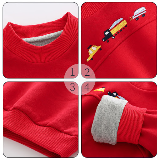 Title 4, New Childrens Clothing Cartoon Car Sweater Com...