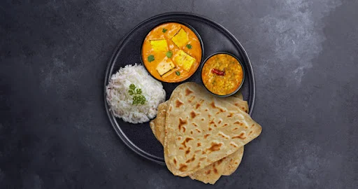 Shahi Paneer - Paratha & Rice Thali