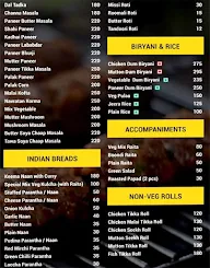 Indi Grill menu 2