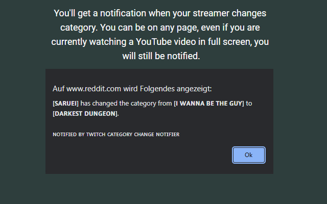 Twitch Category Change Notifier Preview image 1