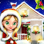 Cover Image of Descargar Christmas Dollhouse Games 🎄 6.1.2 APK