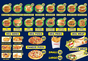 MI Burger menu 