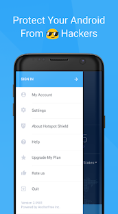 Hotspot Shield Free Proxy & Wi-Fi Security Ảnh chụp màn hình