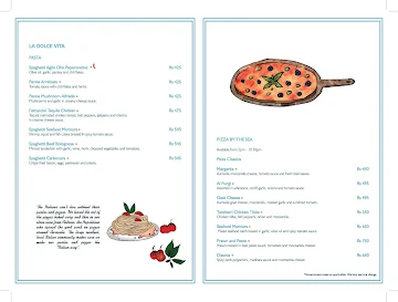 Blueline - The Promenade menu 