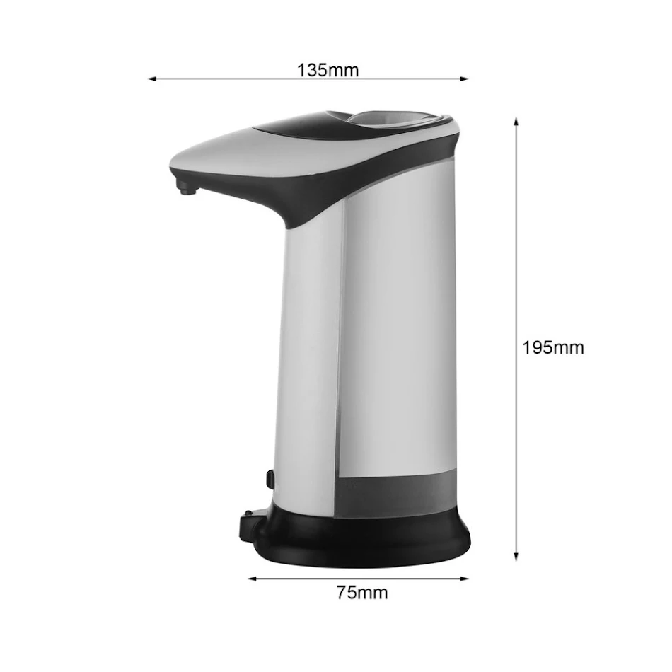 Contactloze automatische infrarood vloeibare zeepdispenser. Hygiënisch en gemakkelijk in gebruik. Vermindert kiemen en zorgt voor schone handen.