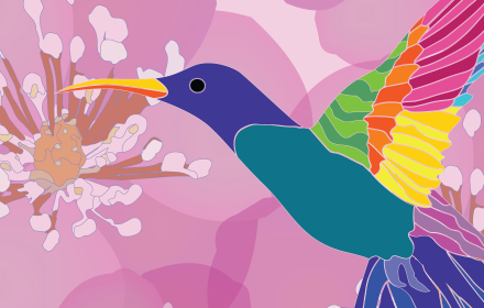 Floral Hummingbird small promo image