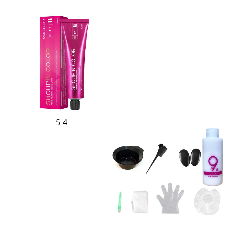 Tinte para el cabello sin amoníaco Color único Cobertura perfecta, fácil aplicación y un brillo radiante para un resultado duradero y natural