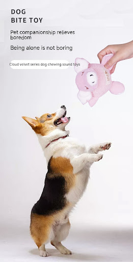 Title 6, Plush Molar Bite-resistant Dog Toy. Durable, pe...