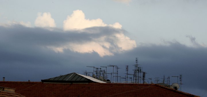 Città di sera di francesco