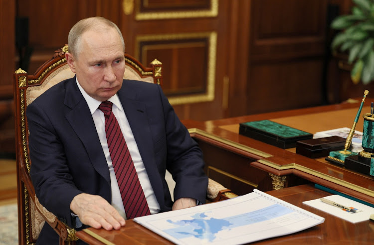 Russian President Vladimir Putin. Picture: SPUTNIK/MIKHAIL KLIMENTYEV/KREMLIN VIA REUTERS