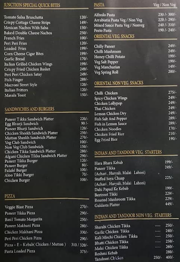 Angrezi Dhaba menu 