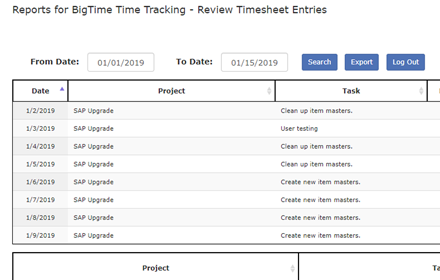 Reports for BigTime Time Tracking small promo image