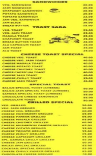 Veg King Sandwich menu 1