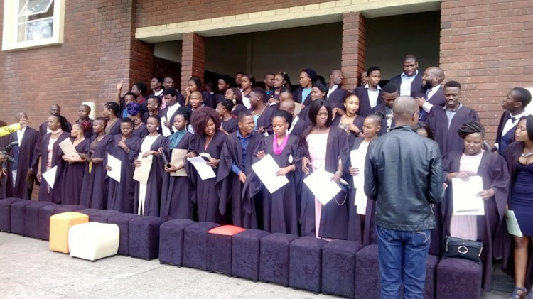 Kwadukuza young graduates.