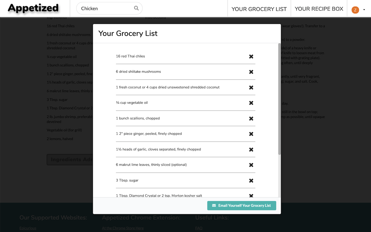 Appetized Recipe Manager Preview image 4