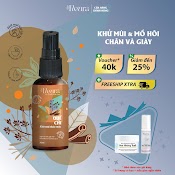 Xịt Khử Mùi Hôi Chân Quế Chi, Ngăn Mồ Hôi Chân, Khử Mùi Hôi Giày Và Vớ Thảo Mộc The Fleura